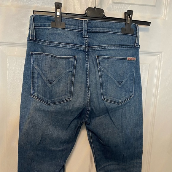 Cropped Skinny Ankle Raw Hem Jeans - Hudson brand - Picture 2 of 4